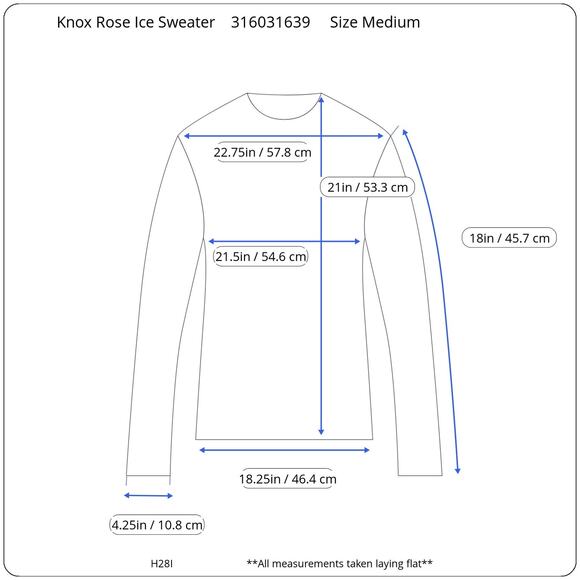 Knox Rose Women's Ice Blue Knit Pullover Sweater, Size: Medium, New - Picture 7 of 7